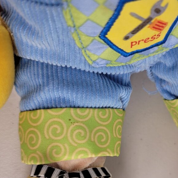 Carter's Interactive Musical Dog Plush Carpenter Tool Construction Sensory 2005 - Picture 11 of 11